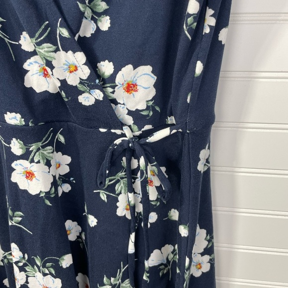 BCX Blue Floral Dress Large Women’s - Picture 8 of 8